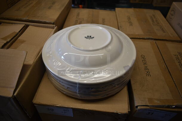4 Boxes of 12 BRAND NEW! Tuxton PIDA112 11.5" White Ceramic Pasta Bowls. 4 Times Your Bid! - Image 5 of 6