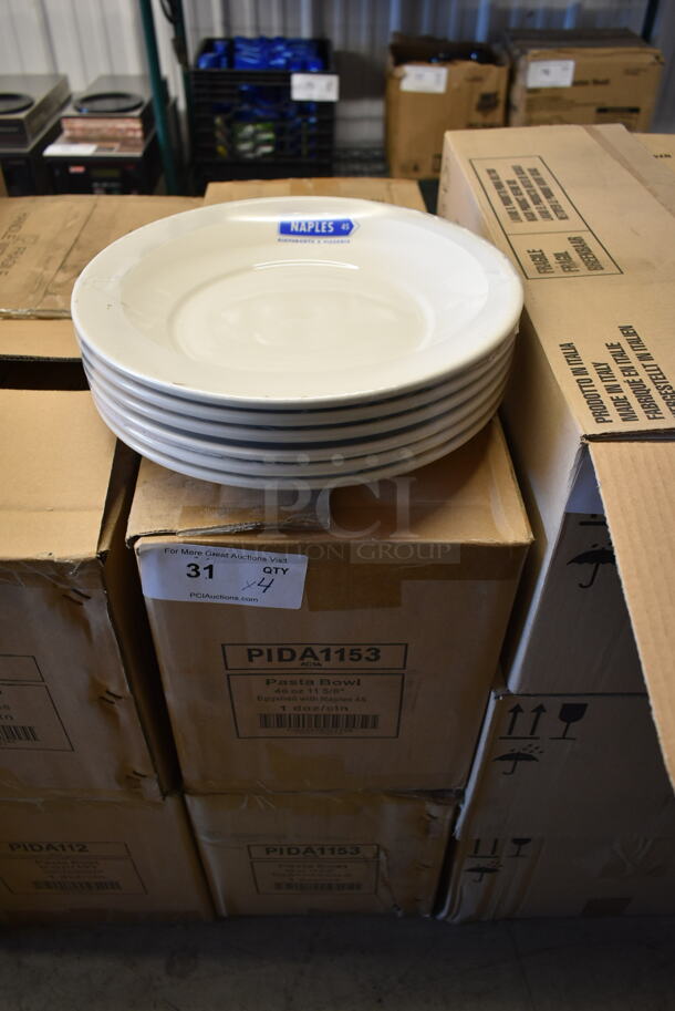 4 Boxes of 12 BRAND NEW! Tuxton PIDA1153 11.5" White Ceramic Pasta Bowls. 4 Times Your Bid! - Image 2 of 4