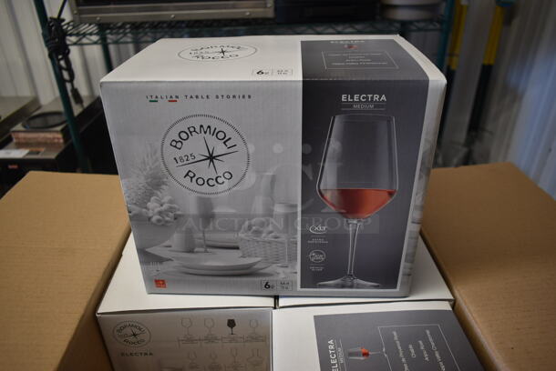 3 Boxes of 24 BRAND NEW! Bormioli Rocco Electra 15 oz Wine Glasses. 3 Times Your Bid! - Image 5 of 6