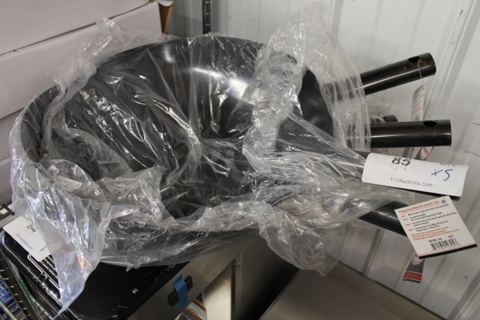 5 BRAND NEW! Winco Metal Wok Skillets. 5 Times Your Bid!