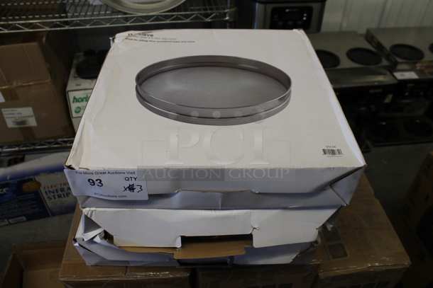 3 BRAND NEW IN BOX! Winco Stainless Steel Round 14" Sieve. 3 Times Your Bid! - Image 2 of 4