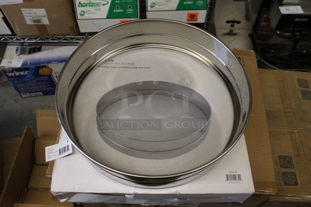 BRAND NEW IN BOX! Winco Stainless Steel Round 12" Sieve.  - Image 3 of 3