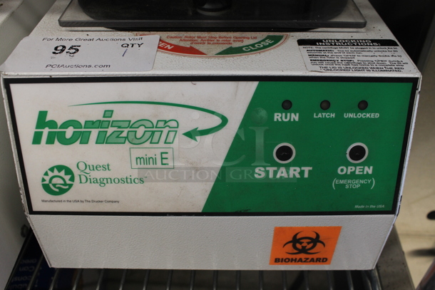 Quest Diagnostics Horizon Mini E 642E Quest Centrifuge. 115 Volts, 1 Phase. Tested and Working! - Image 2 of 6