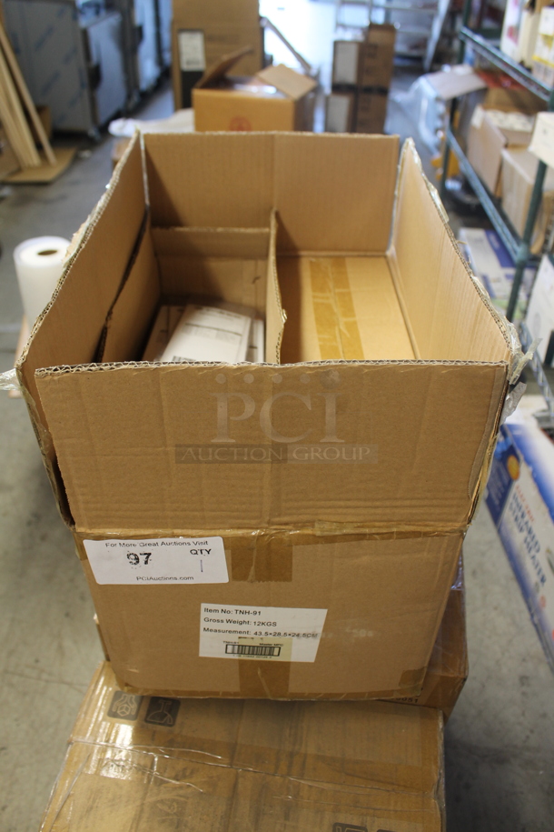 24 BRAND NEW! Winco TNH-91 Cool Heat Stainless Steel Spatulas. 24 Times Your Bid! - Image 2 of 3