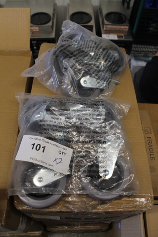 2 BRAND NEW! Sets of 4 Commercial Casters. 2 Times Your Bid!