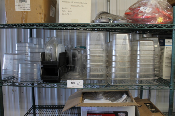 ALL ONE MONEY! Tier Lot of Various Poly Drop In Bins - Image 1 of 3