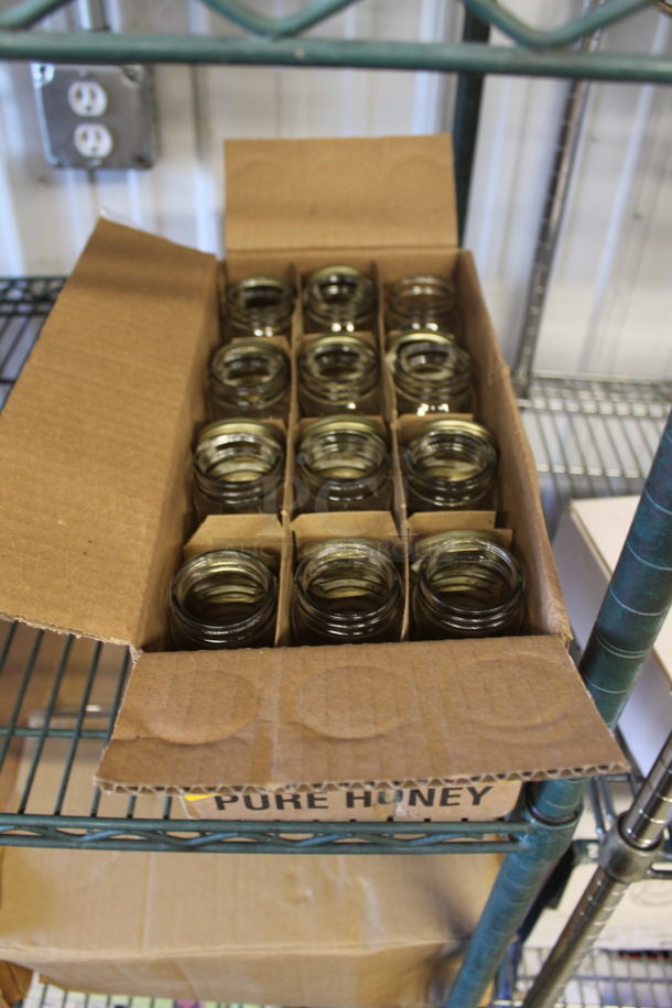 Box of 12 BRAND NEW! Glass Jars. - Image 2 of 2