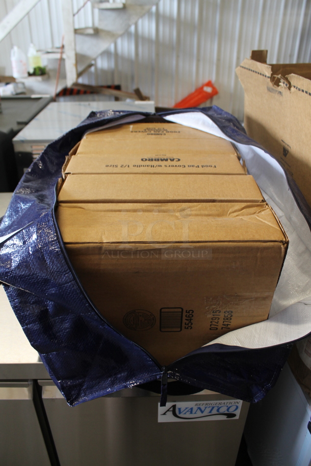 6 Boxes of 6 BRAND NEW! Cambro Clear Poly Half Size Drop In Bin Lids. 6 Times Your Bid! - Image 3 of 4