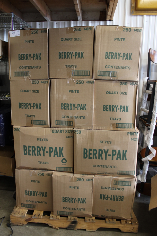 PALLET LOT of 20 Boxes of BRAND NEW! Berry-Pak Produce Bins. 20 Times Your Bid! - Image 2 of 3