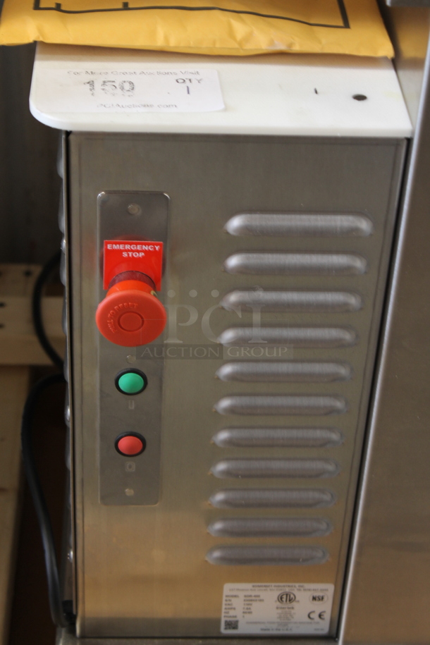 BRAND NEW SCRATCH AND DENT! 2023 Somerset SDR-400 Stainless Steel Commercial Countertop Stainless Steel Automatic or Manual Heavy Duty Dough Rounder. 110 Volts, 1 Phase. Tested and Does Not Power On - Image 4 of 10