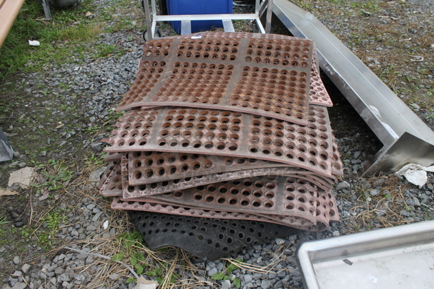 9 Orange Anti Fatigue Floor Mats. 9 Times Your Bid! - Image 2 of 2