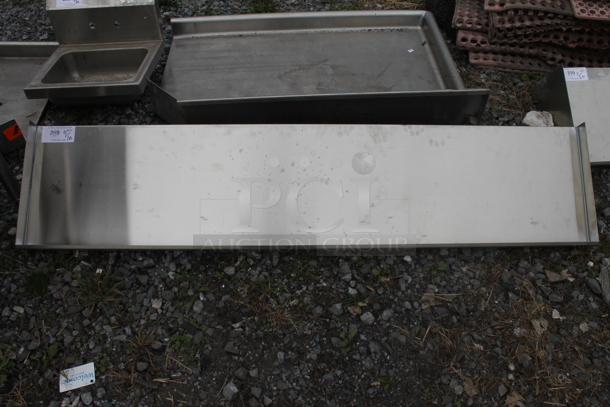 Stainless Steel Commercial Wall Mount Shelf. - Image 1 of 2