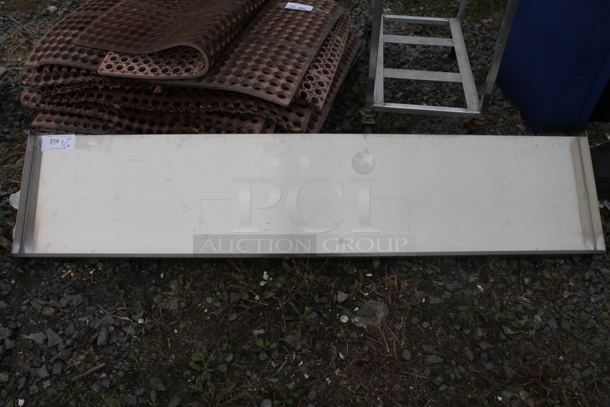 Stainless Steel Commercial Wall Mount Shelf. - Image 1 of 2