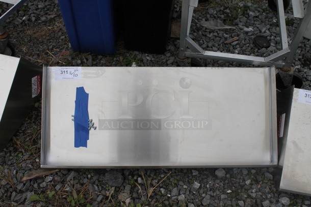 Stainless Steel Commercial Wall Mount Shelf. - Image 1 of 2