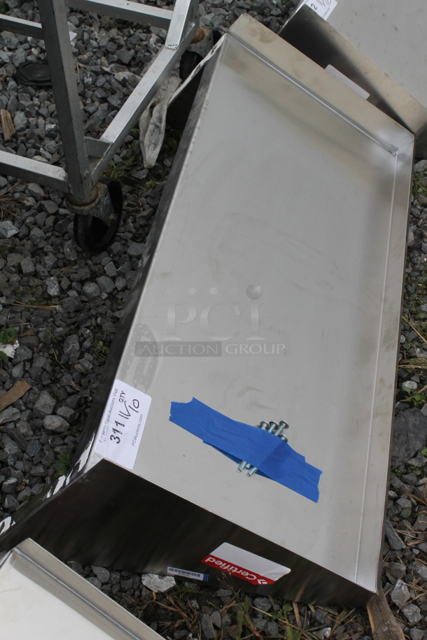 Stainless Steel Commercial Wall Mount Shelf. - Image 2 of 2