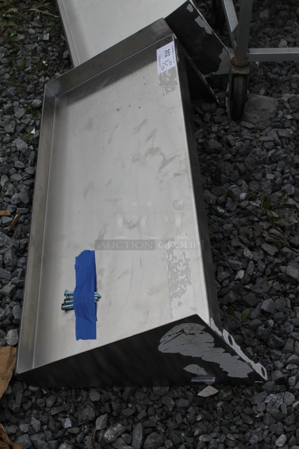 Stainless Steel Commercial Wall Mount Shelf. - Image 2 of 2