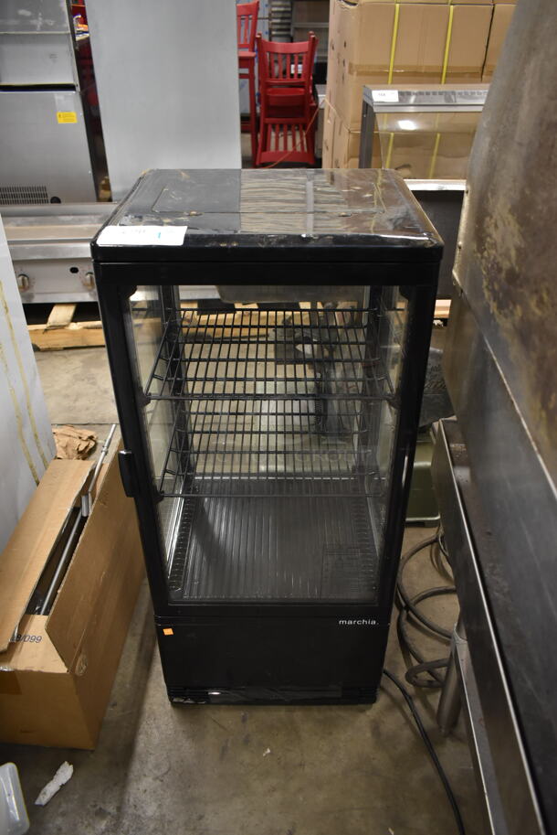 Marchia MDC78 Metal Commercial Countertop Refrigerated Display Case Merchandiser. 115 Volts, 1 Phase. Tested and Powers On But Does Not Get Cold - Image 1 of 5