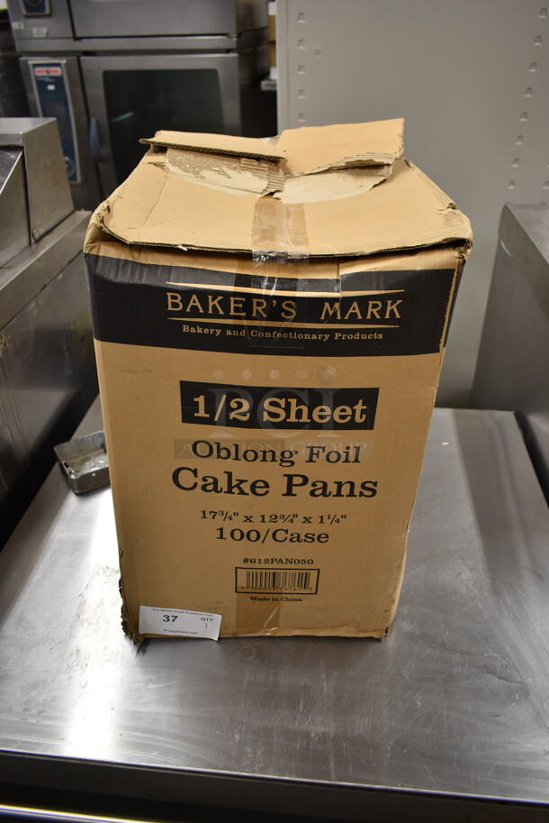 ALL ONE MONEY! Box of 1/2 Sheet Oblong Foil Cake Pans - Image 1 of 5
