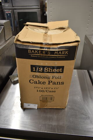 ALL ONE MONEY! Box of 1/2 Sheet Oblong Foil Cake Pans
