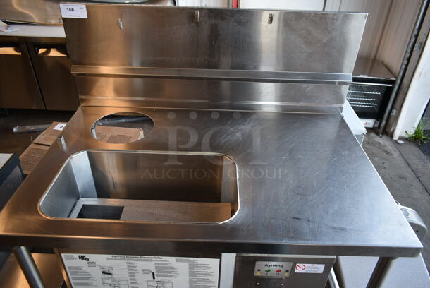 Ayr King Stainless Steel Commercial Floor Style Breading Station on Commercial Casters. 115 Volts, 1 Phase.  - Image 2 of 6
