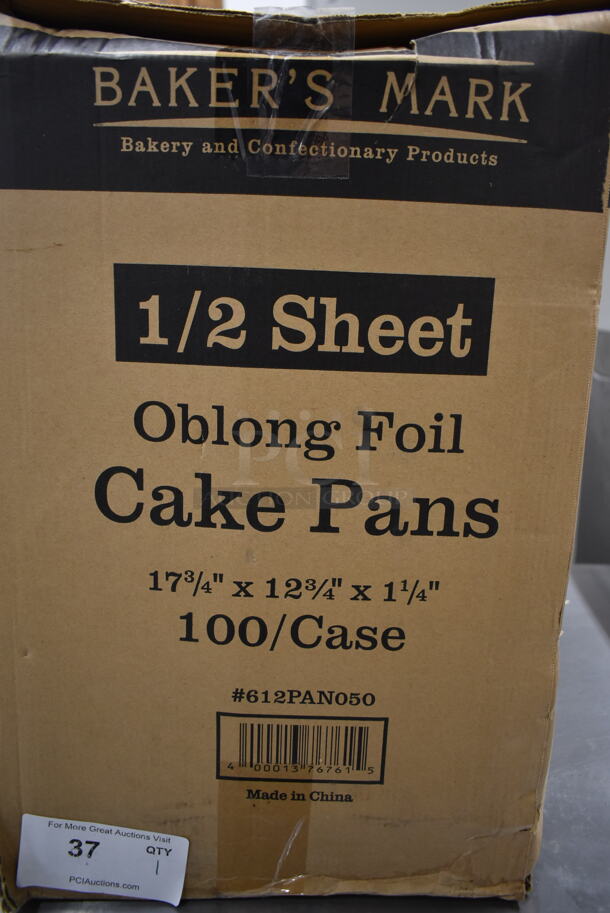 ALL ONE MONEY! Box of 1/2 Sheet Oblong Foil Cake Pans - Image 2 of 5