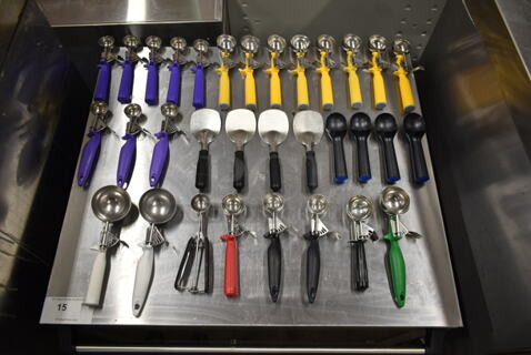ALL ONE MONEY! Lot of Various Utensils Including Scoopers and Spades