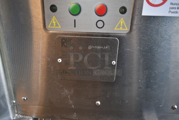 Ayr King Stainless Steel Commercial Floor Style Breading Station on Commercial Casters. 115 Volts, 1 Phase.  - Image 5 of 6