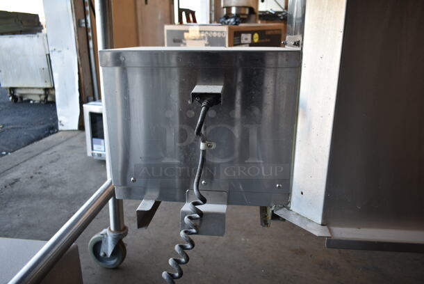 Ayr King Stainless Steel Commercial Floor Style Breading Station on Commercial Casters. 115 Volts, 1 Phase.  - Image 6 of 6