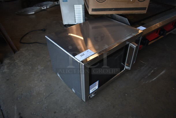 BRAND NEW! 2023 Amana RCS10TS Stainless Steel Commercial Countertop Microwave Oven. 120 Volts, 1 Phase. Tested and Working! - Image 2 of 5