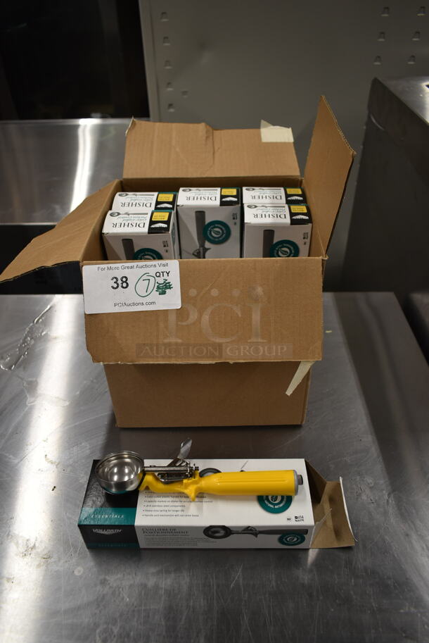 7 BRAND NEW IN BOX! Vollrath Stainless Steel Dishers. 7 Times Your Bid! - Image 1 of 4