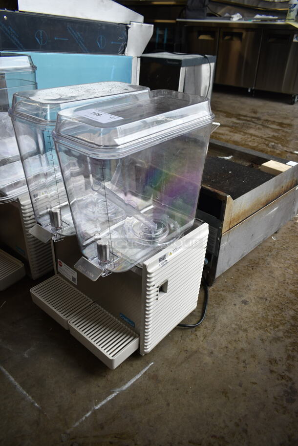 BRAND NEW SCRATCH AND DENT! Crathco Stainless Steel Commercial Countertop 2 Hopper Refrigerated Beverage Machine. 115 Volts, 1 Phase. Tested and Working! - Image 2 of 6