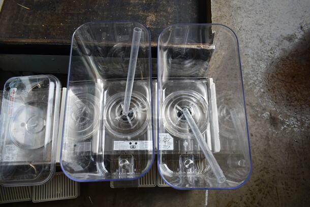 BRAND NEW SCRATCH AND DENT! Crathco Stainless Steel Commercial Countertop 2 Hopper Refrigerated Beverage Machine. 115 Volts, 1 Phase. Tested and Working! - Image 4 of 6