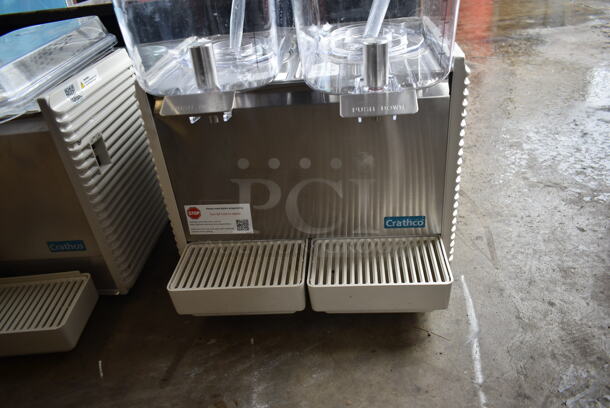 BRAND NEW SCRATCH AND DENT! Crathco Stainless Steel Commercial Countertop 2 Hopper Refrigerated Beverage Machine. 115 Volts, 1 Phase. Tested and Working! - Image 5 of 6
