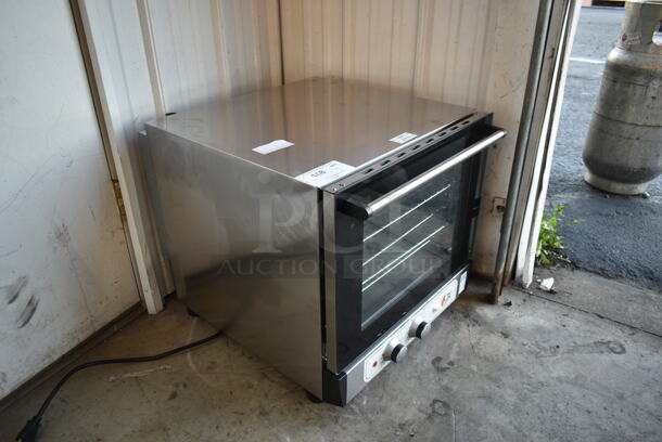 BRAND NEW SCRATCH AND DENT! Cooking Performance Group CPG 351COHT4M Stainless Steel Commercial Countertop Electric Powered Half Size Convection Oven. 208-240 Volts, 1 Phase. Tested and Working! - Image 2 of 5