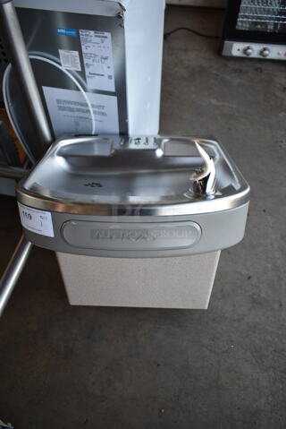 BRAND NEW SCRATCH AND DENT! Elkay Metal Wall Mount Water Fountain. 115 Volts, 1 Phase.