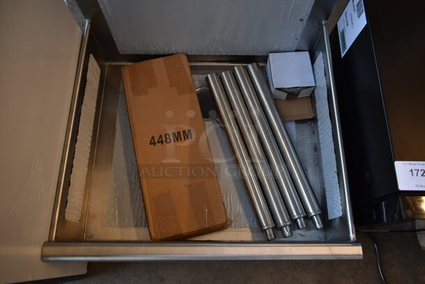 BRAND NEW SCRATCH AND DENT! Advance Tabco Stainless Steel Commercial Single Bay Sink w/ Legs. - Image 2 of 4