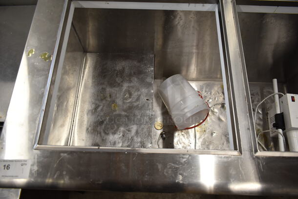 C. Nelson BD8-SE Stainless Steel Commercial Chest Freezer w/ 2 Center Hinge Lids on Commercial Casters. 115 Volts, 1 Phase. Tested and Working! - Image 7 of 8