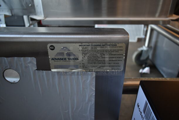 BRAND NEW SCRATCH AND DENT! Advance Tabco Stainless Steel Commercial Single Bay Sink w/ Legs. - Image 4 of 4