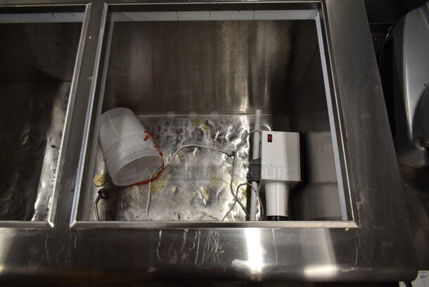 C. Nelson BD8-SE Stainless Steel Commercial Chest Freezer w/ 2 Center Hinge Lids on Commercial Casters. 115 Volts, 1 Phase. Tested and Working! - Image 8 of 8