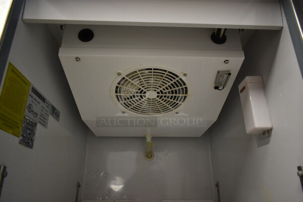 Maxx Cold MXCF-23FD Stainless Steel Commercial Single Door Reach In Freezer w/ Poly Coated Racks and Commercial Casters. 115 Volts, 1 Phase. Tested and Working! - Image 5 of 6
