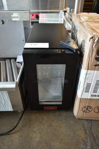 BRAND NEW SCRATCH AND DENT! Estella 236EMC1 Metal Commercial Mini Cooler Merchandiser. 110-120 Volts, 1 Phase.