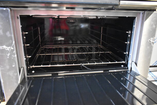 BRAND NEW SCRATCH AND DENT! 2023 Garland S6SS Stainless Steel Commercial Electric Powered 6 Burner Range w/ Oven. 240 Volts, 3/1 Phase. - Image 5 of 7
