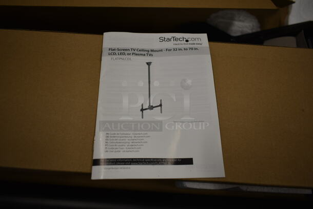 IN ORIGINAL BOX! StarTech Metal Flat Screen TV Ceiling Mount for 32-70" Television. - Image 6 of 6