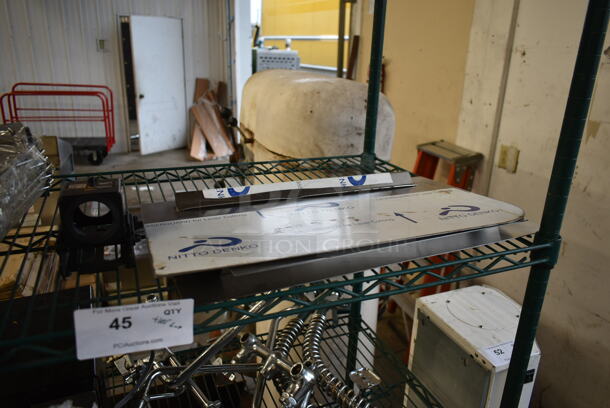 ALL ONE MONEY! Tier Lot of Various Items Including Brackets for Wire Shelves - Image 3 of 3