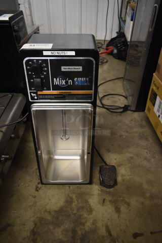 Hamilton Beach 94950 Stainless Steel Commercial Countertop Drink Mixer w/ Foot Pedal. 120 Volts, 1 Phase. Tested and Working!