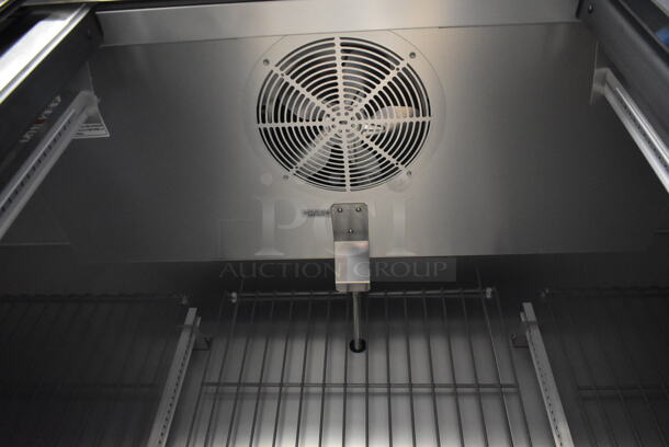 BRAND NEW SCRATCH AND DENT! 2023 True T-72F-HC Stainless Steel Commercial 3 Door Reach In Freezer w/ Poly Coated Racks. 115 Volts, 1 Phase. Tested and Working! - Image 8 of 10