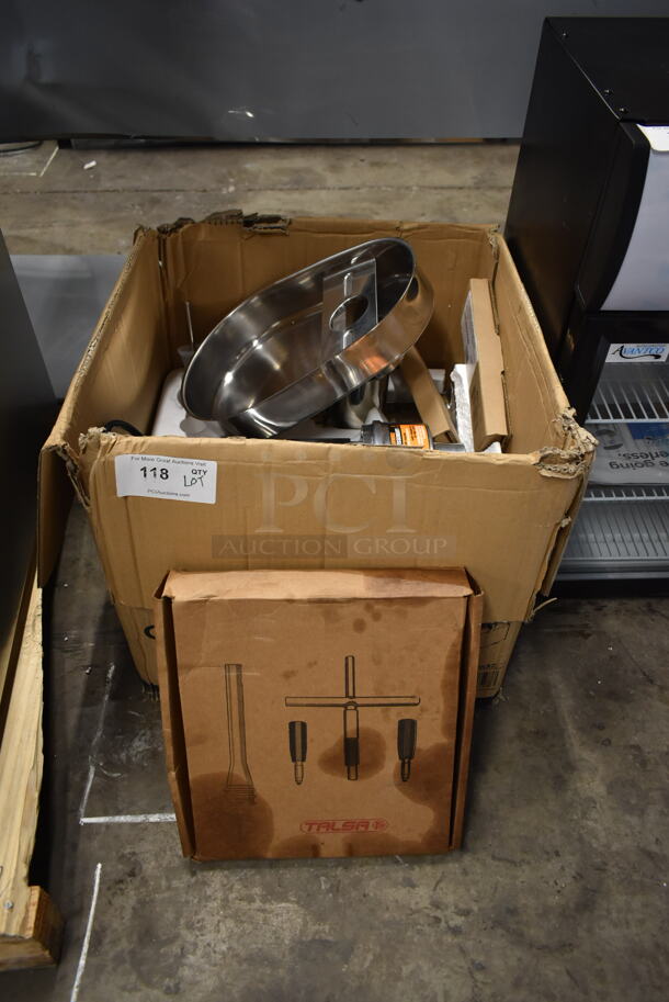 BRAND NEW SCRATCH AND DENT! 2023 Backyard Pro 52023206 Stainless Steel Commercial Countertop Meat Grinder. Stock Picture Used as Gallery. Tested and Working! - Image 2 of 10