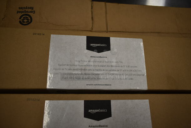 ALL ONE MONEY! Tier Lot of 2 AmazonBasics Tilting TV Mount for Most 37-80" Televisions and Morning Sidekick Journal. - Image 3 of 6
