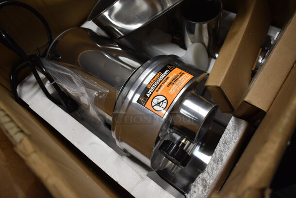 BRAND NEW SCRATCH AND DENT! 2023 Backyard Pro 52023206 Stainless Steel Commercial Countertop Meat Grinder. Stock Picture Used as Gallery. Tested and Working! - Image 6 of 10