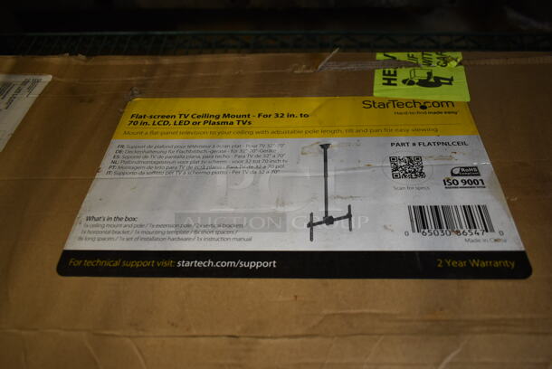 IN ORIGINAL BOX! StarTech Metal Ceiling Mount for 32"-70" Televisions. - Image 5 of 5